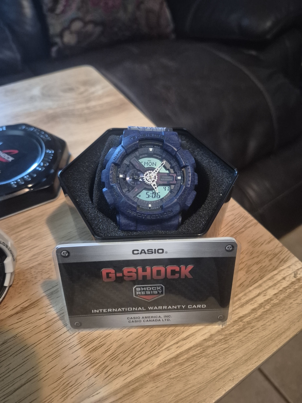 Casio G-Shock Blue Digital-Analog Watch,Wave Of Kanagawa,limited Edition.